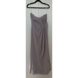 Andrew Adela Sleeveless Dress Gown Mocha NEW
